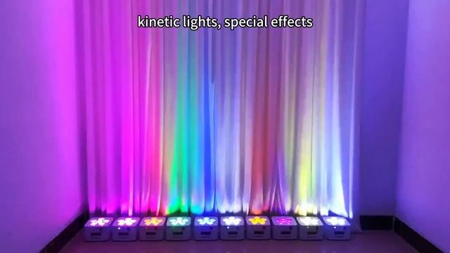 12x18W RGBWA UV LED wireless par light смотреть онлайн
