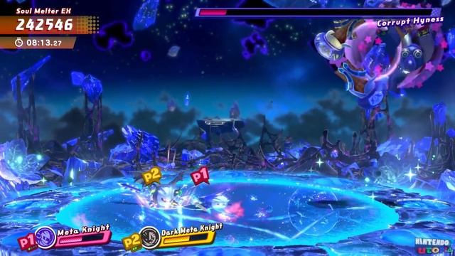 Meta Knight & Dark Meta Knight vs Soul Melter EX | Kirby Star Allies ᴴᴰ смотреть онлайн