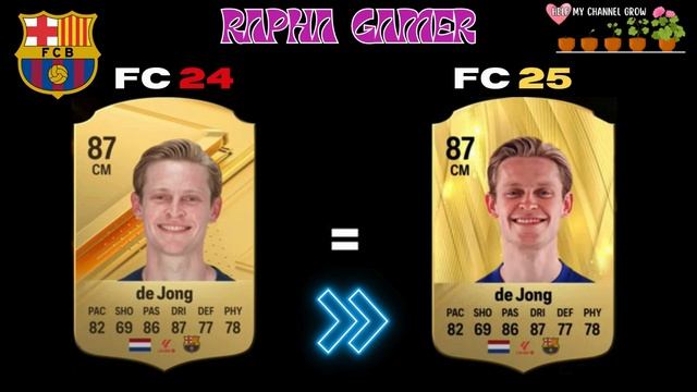 FIFA 25 | BARCELONA PLAYER RATINGS (EA FC 25) смотреть онлайн