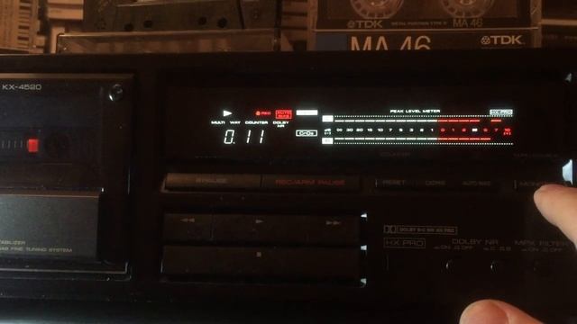 Kenwood KX4520 record mode check (TypeII & IV) смотреть онлайн