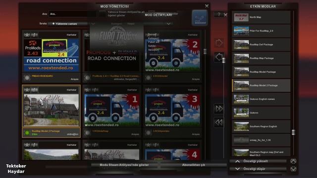ETS2 1.36 Büyük Avrupa Haritası Kombo - Big Europa combo смотреть онлайн