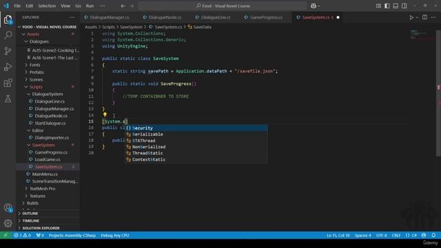 Master Visual Novel Game Creation In Unity For Beginners3