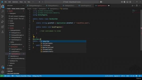 Master Visual Novel Game Creation in Unity For Beginners3