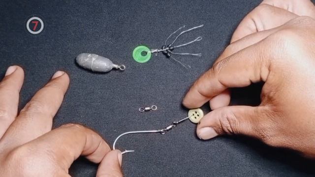 How to make a bottom fishing rigs for deep sea fishing // Easy fishing tricks life hack смотреть онлайн