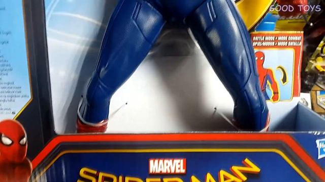 Spider-Man Homecoming Tech Suit Spider-Man 15 Inch Action Figure смотреть онлайн