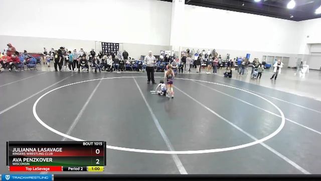 58-62 Lbs Round 2 - Ava Penzkover, Wisconsin Vs Julianna LaSavage, Ringers Wrestling Club Aebf смотреть онлайн