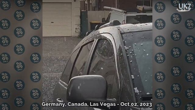 Germany, Canada and Las Vegas in mourning! Everything Paralyzed! Biggest Hailstorm смотреть онлайн