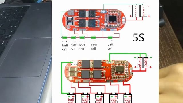 Battery pack 5S2P смотреть онлайн