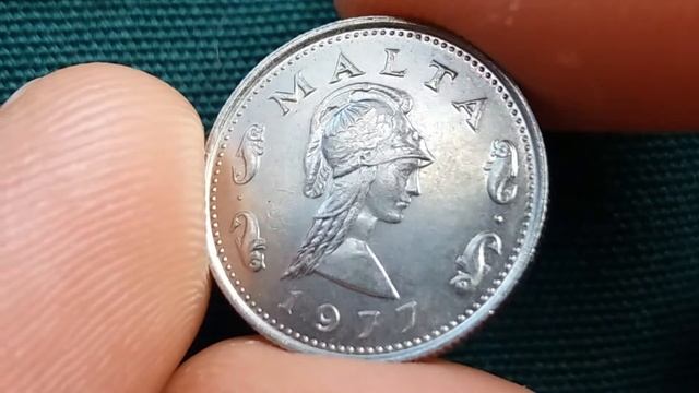 MALTA: 2 cents 1977 (coins value on description section) смотреть онлайн