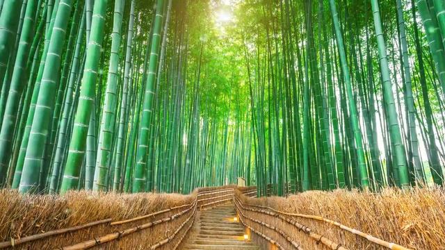 Bamboo Water Fountain Sounds | Relaxing Music for Deep Healing смотреть онлайн