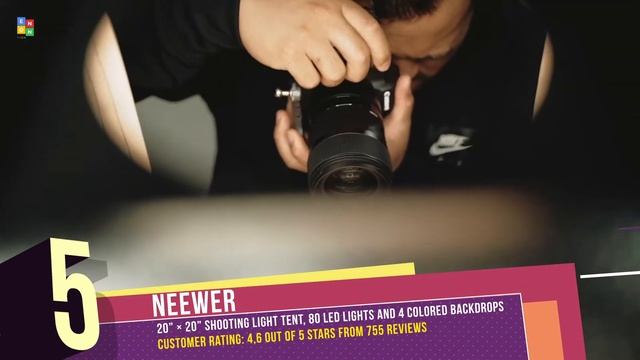 Top 10: Best Photo Studio Light Boxes of 2021 / Portable Tabletop Photography Lighting Kit смотреть онлайн