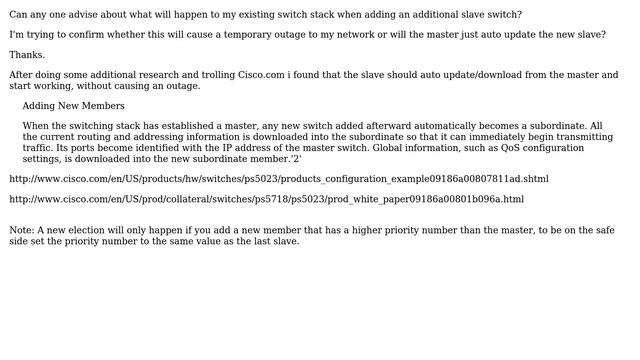 DevOps & SysAdmins: Networking Cisco: adding 3750 Switch to existing Stack смотреть онлайн