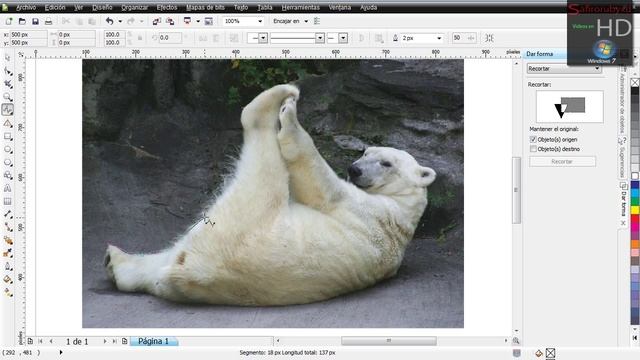 Corel Draw X5 Tutorial en español Nueva Herramienta B-Spline HD смотреть онлайн