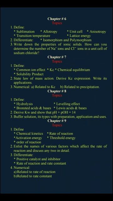 Important Questions of Chemistry Class 11 смотреть онлайн