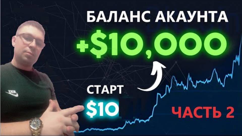 Как РАЗОГНАТЬ маленький депозит с 10💲 до 10000💲, обучение трейдингу, фьючерсы бинанс байбит смотреть онлайн