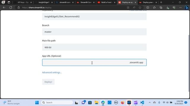 Бесплатное развертывание приложений Python Streamlit в облаке Streamlit смотреть онлайн