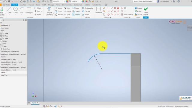 Inventor 2021 Tutorial #223 | 3D Modeling Basic Beginners смотреть онлайн