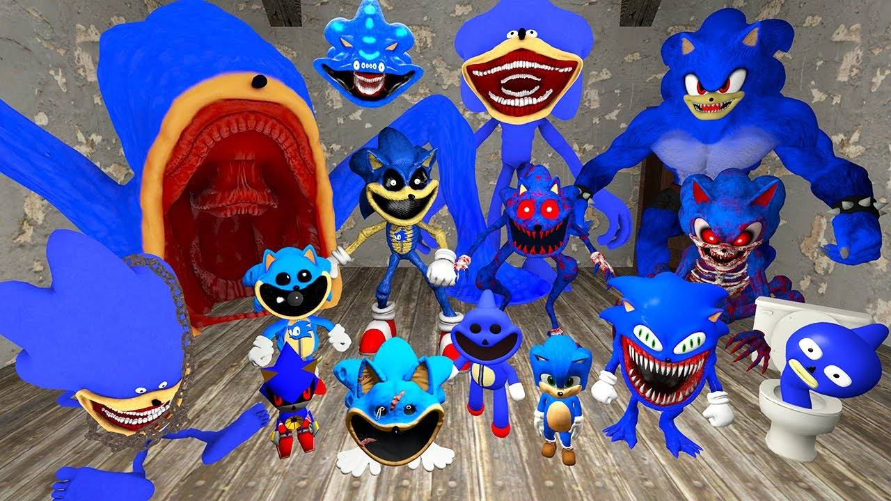 ВСЕ ВИДЫ ШИН СОНИК ПОЖИРАТЕЛЬ В ГРЕННИ ОНЛАЙН - All Shin Sonic Tapes Types Granny Online Gmod смотреть онлайн