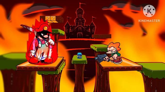 FNF Starman Slaughter cover request| devil Mario vs pico смотреть онлайн