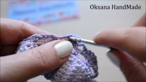 Детская косынка крючком, на любой размер. Мастер класс