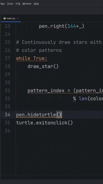 Draw Python Turtle Graphics | Turtle Star | #shorts смотреть онлайн