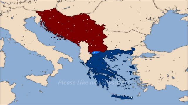Yugoslavia vs Greece | Country vs Country Scenario Animation 1933 смотреть онлайн