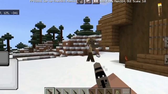 НОВЫЙ МОД НА КЛАССНОЕ 3D ОРУЖИЕ ДЛЯ МАЙНКРАФТ #рекомендации смотреть онлайн