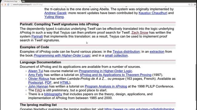 (λProlog and HOLP tutorial) Opening video смотреть онлайн