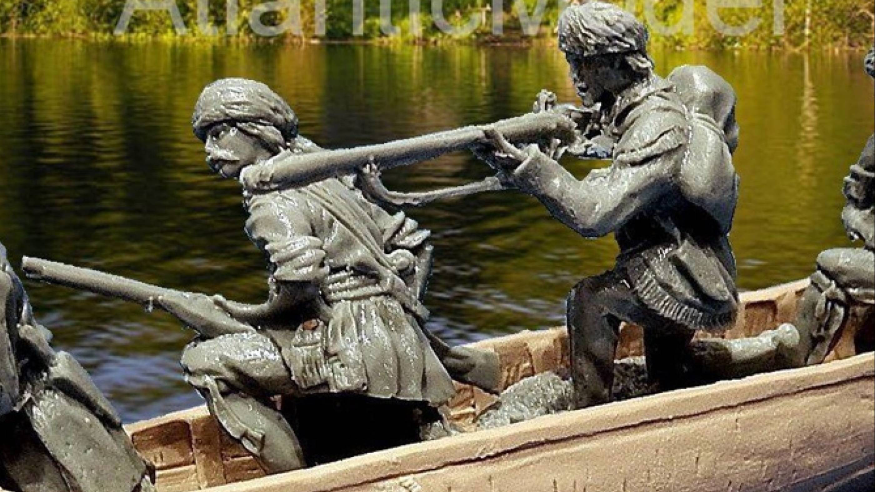 солдатики Barzso Пионеры, охотники в каноэ смотреть онлайн