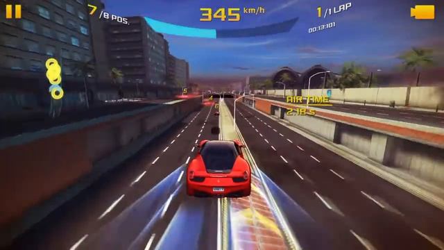 Asphalt 8 airborne the Monday heat Ferrari 458 italia смотреть онлайн