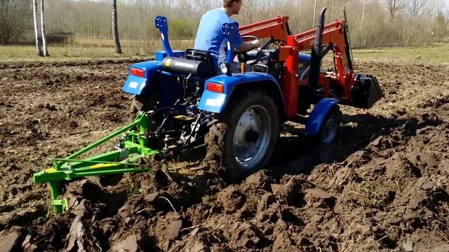 Foton ft254 first time ploughing смотреть онлайн
