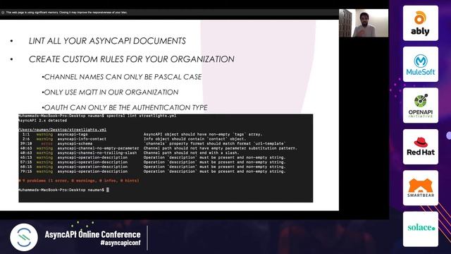 Increasing consistency and speed through code-generation by Nauman Ali | #asyncapiconf смотреть онлайн