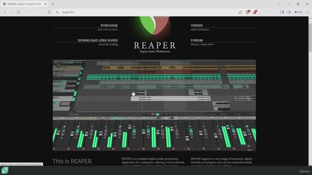01.3. Installing Reaper