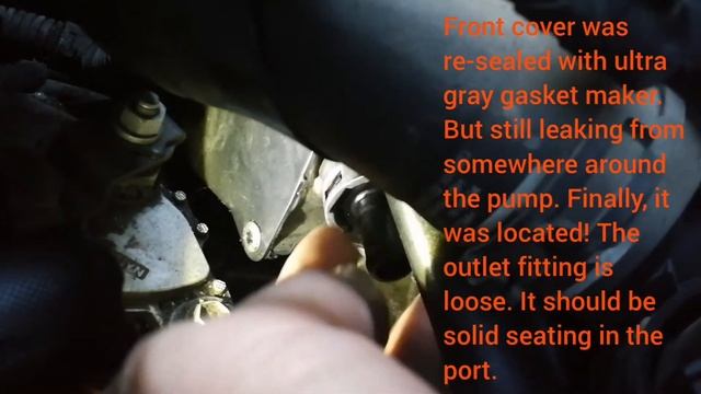VW 2.5L Beetle Vacuum Pump Oil Leak from vacuum port fitting смотреть онлайн