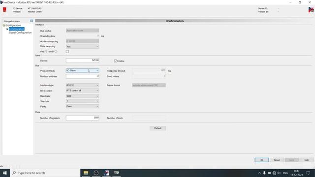 Gateway configuration – Hilscher NT 100-RE-RS смотреть онлайн