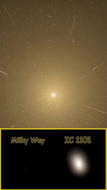 IC1101 Galaxy and Its Blackhole | Space Engine🚀🌪️🌕 смотреть онлайн