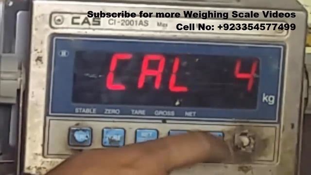 CAS Weighing Indicator Calibration Setting | CAS Digital Weighing Scale Calibration Procedure смотреть онлайн