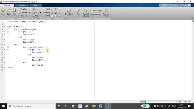#Day14- #100DaysChallenge- Matlab Loops| Zig-Zag Pattern смотреть онлайн