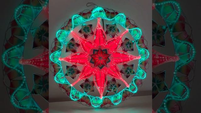 Sukli.com Philippines Christmas Capiz Parol Lantern Star - Red / Teal / Yellow / White LED Show смотреть онлайн