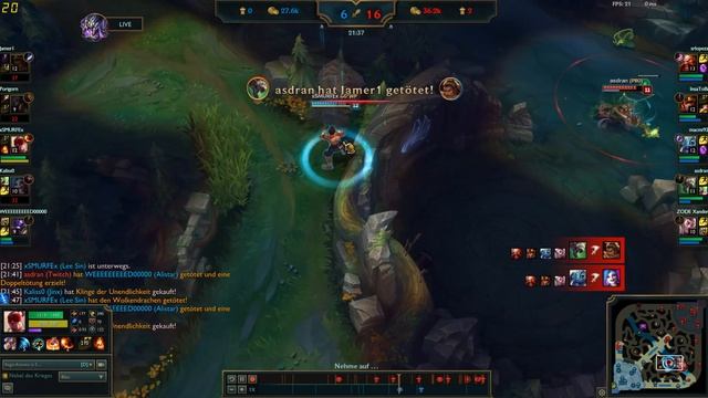 Lee Sin blind Dragon Steal LoL Plays #62 смотреть онлайн
