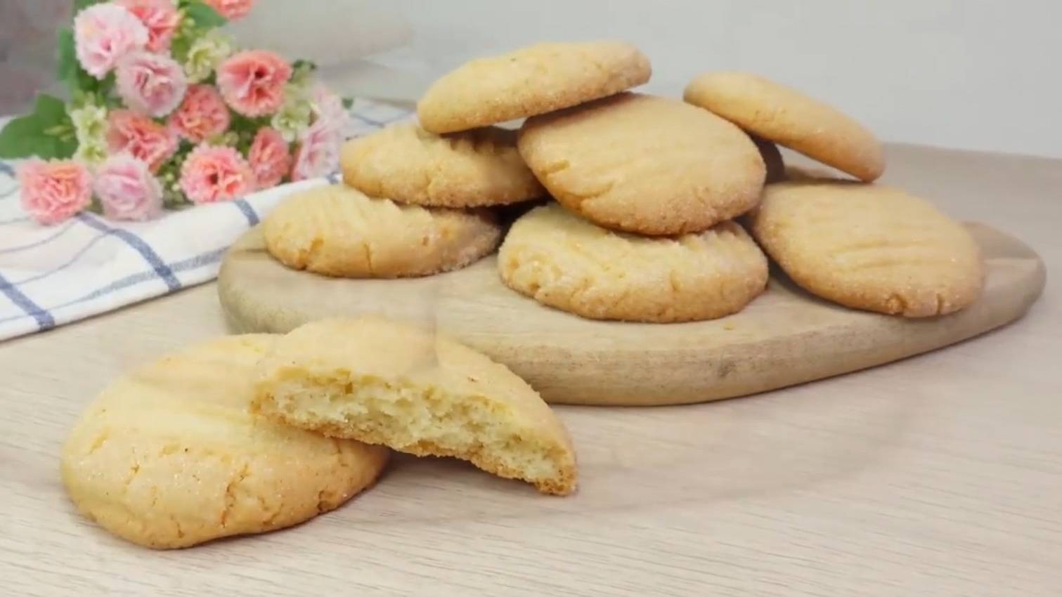Песочное печенье | Простое печенье | ВКУСНОЕ ПЕЧЕНЬЕ смотреть онлайн