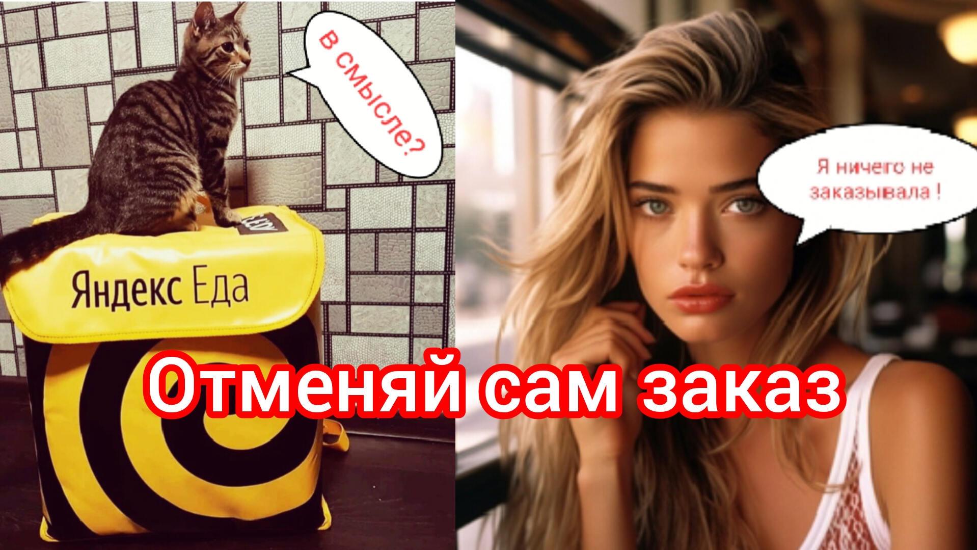 Яндекс доставка ,новые правила. Отменяй заказ сам. Жесть..... смотреть онлайн
