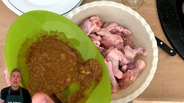 Крылья в имбирно-горчичном маринаде смотреть онлайн