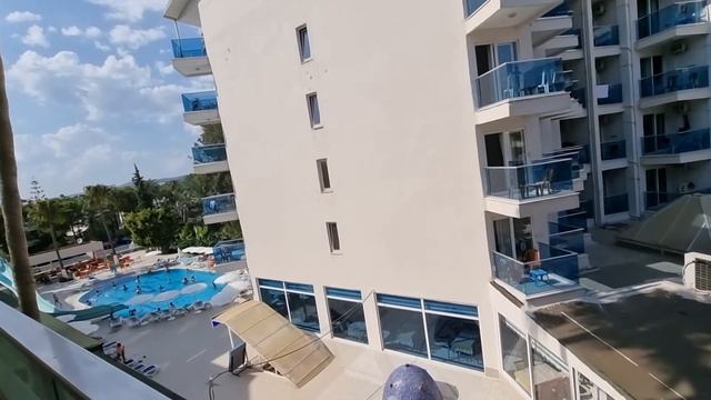 ТЕРРИТОРИЯ отеля Infinity Beach 4* (вид из нашего отеля) смотреть онлайн