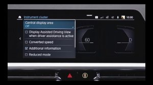 BMW New Assisted Driving View Set-up and Controls
