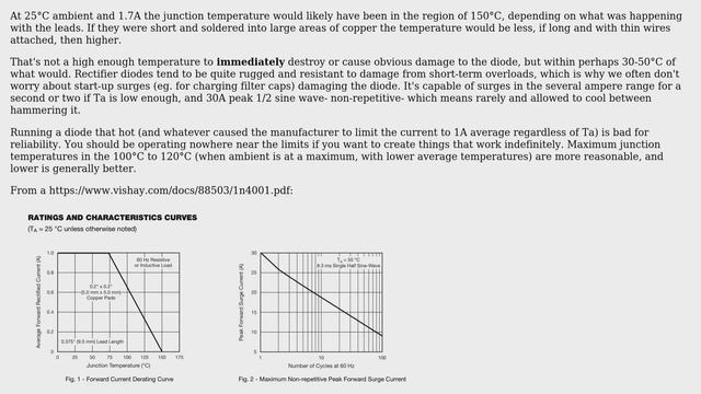 What is Maximum Average Forward Rectified Current? (1N4001 Diode) смотреть онлайн