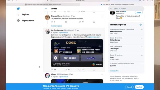 Dogecoin, dopo il +500% è ora di vendere? смотреть онлайн