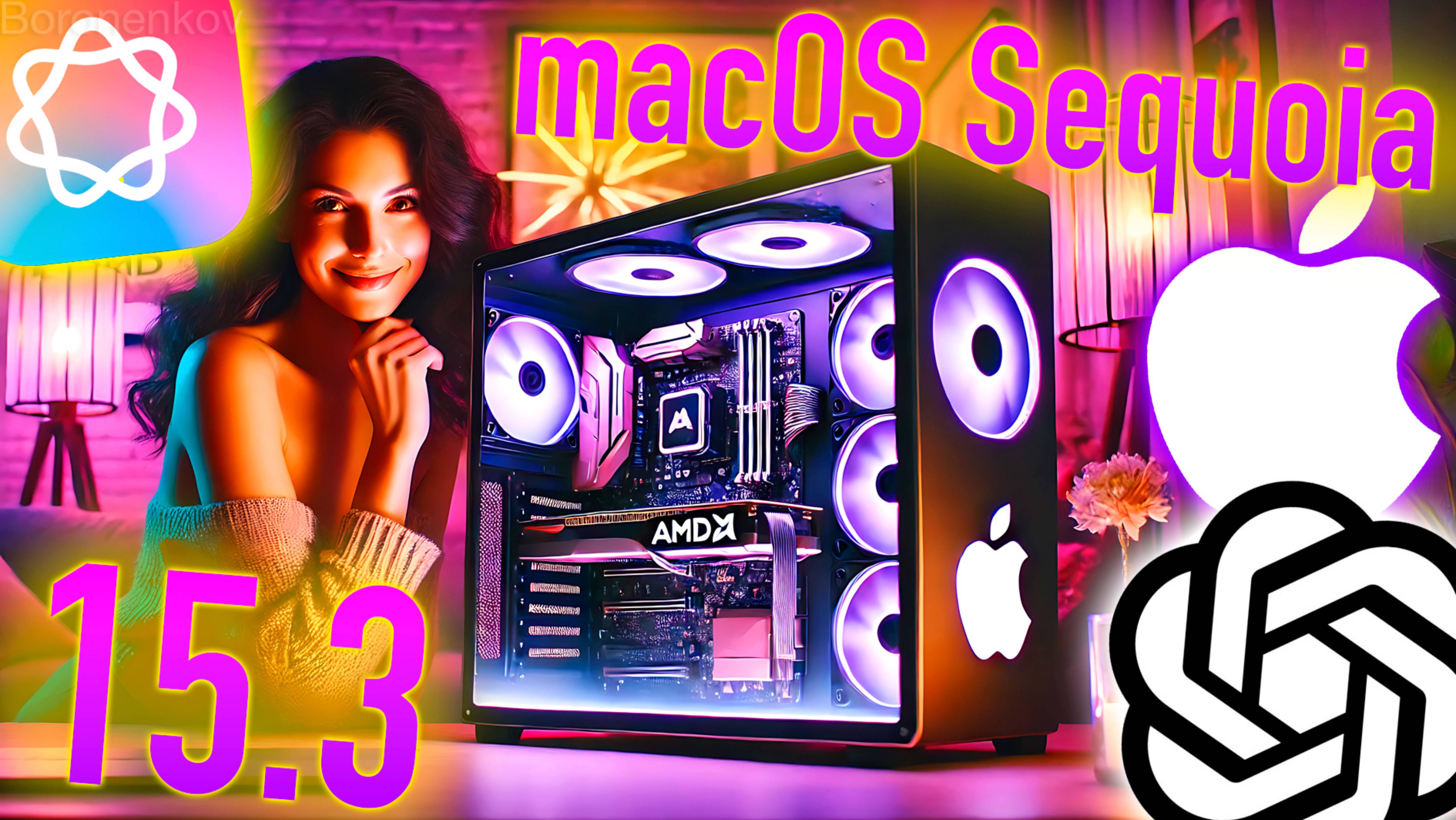 MACOS SEQUOIA 15.3! INTEL HACKINTOSH! - ALEXEY BORONENKOV | 4K смотреть онлайн