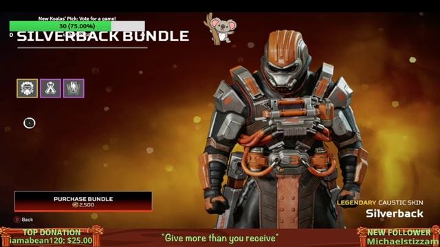 New Legendary skin for Caustic (Silverback), S9 ALGS. [Apex Legends - Highlight - May 2021] смотреть онлайн