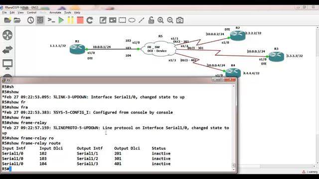 OSPF - Network types, NBMA, Demo part 1 смотреть онлайн